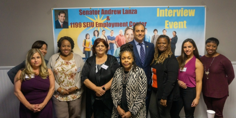Senator Lanza with 1199SEIU