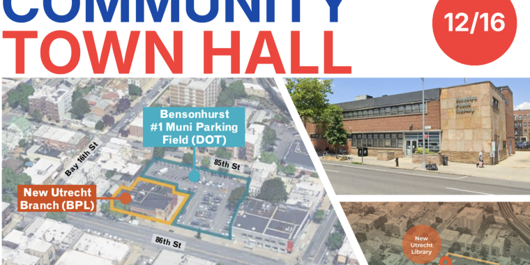 New Utrecht Library Town Hall